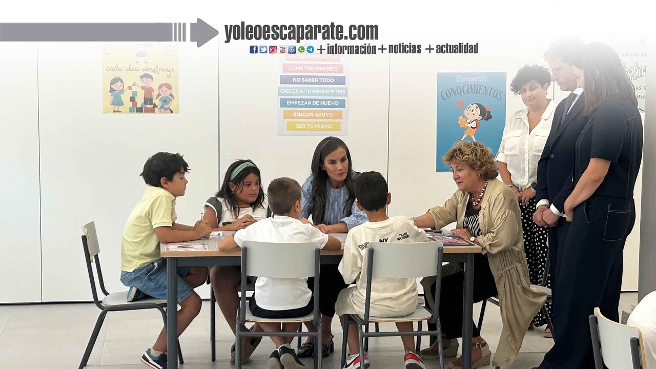 S.M. la Reina doña Letizia inaugura el curso escolar en el nuevo CEIP Entresotos de Rincón de Soto