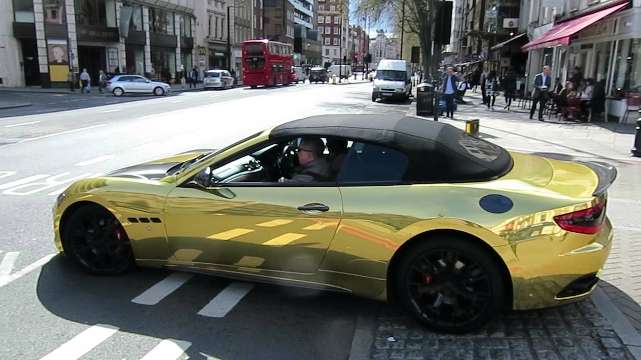 The Gold Supercars of London - Gold Blog