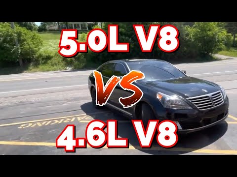 Hyundai Genesis/EQUUS 4.6L V8 Vs 5.0L V8!