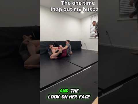 Wife Taps Out Husband #bjj #jiujitsu