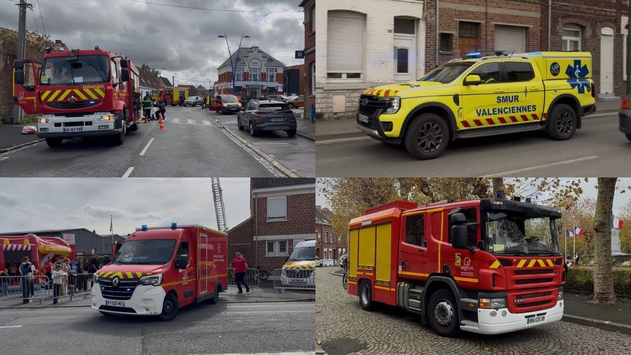 [ COMPILATION ] Véhicule SDIS 59 - SMUR 59 en urgence 