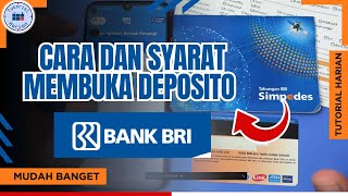 Cara dan Syarat Buka Deposito BRI