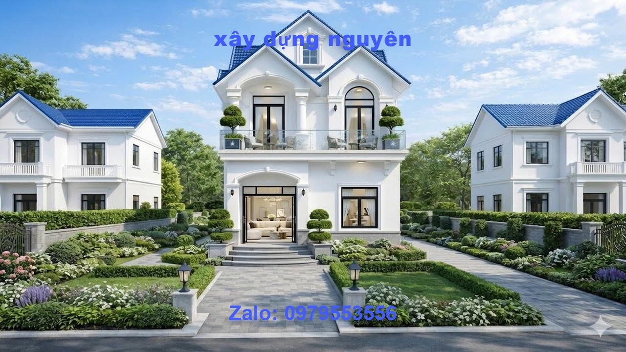Mẫu nhà 2 Tầng Mái Thái Diện Tích 8x18m Thiết Kế 4 Phòng Ngủ #nha2tang #maithai