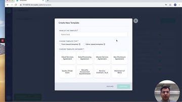 Create a Form based Document Template