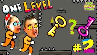 HOW to ESCAPE FROM PRISON STICKMAN in the game One LEVEL 2 ! THERE'S NO WAY OUT!