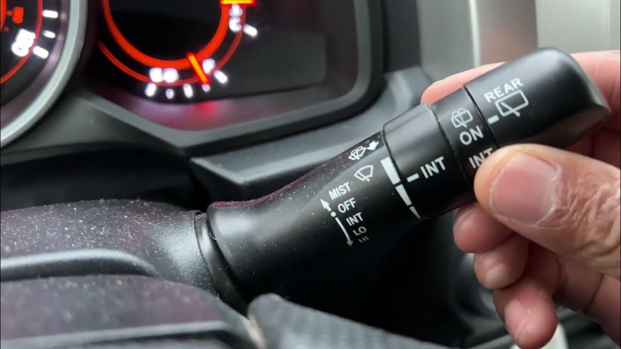 Toyota 4Runner How to Turn On/Off Windshield Wipers and Windshield