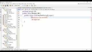 PROGRAMMER EN JAVA (Débutant) - 3- Comment déclarer les variables