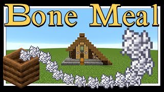 Minecraft Tutorial : Bone Meal Farm, Uses 1 Sugar Cane & make 100 Bone-Meal Every Hour.