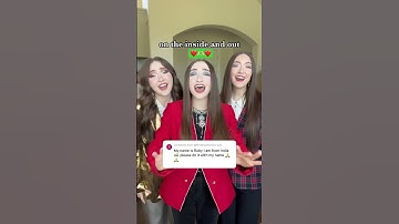 Thumbnail of Ruby Name Song In English! 🇮🇳🇮🇹🇬🇧 K3 Sisters #shorts #india #usa #italy #italia #uk #song