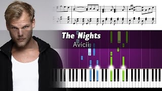 Avicii - The Nights - Uplifting Piano Tutorial with Sheet Music screenshot 4