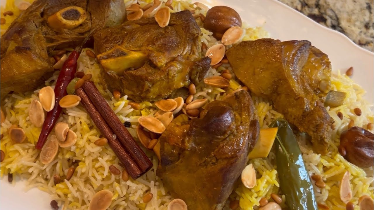 مندي لحم سريع وبدون فرن بأسهل طريقة وأطيب طعمة