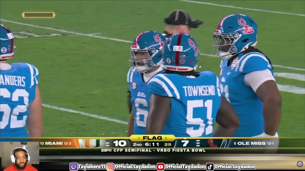 AMAZING GAME!!!! #10 MIAMI VS #6 OLE MISS HIGHLIGHTS (REACTION)