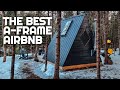 Incredible A-Frame Cabin in the Forest | Tiny Cabin Getaway Airbnb Review | Ontario Cabin Getaways