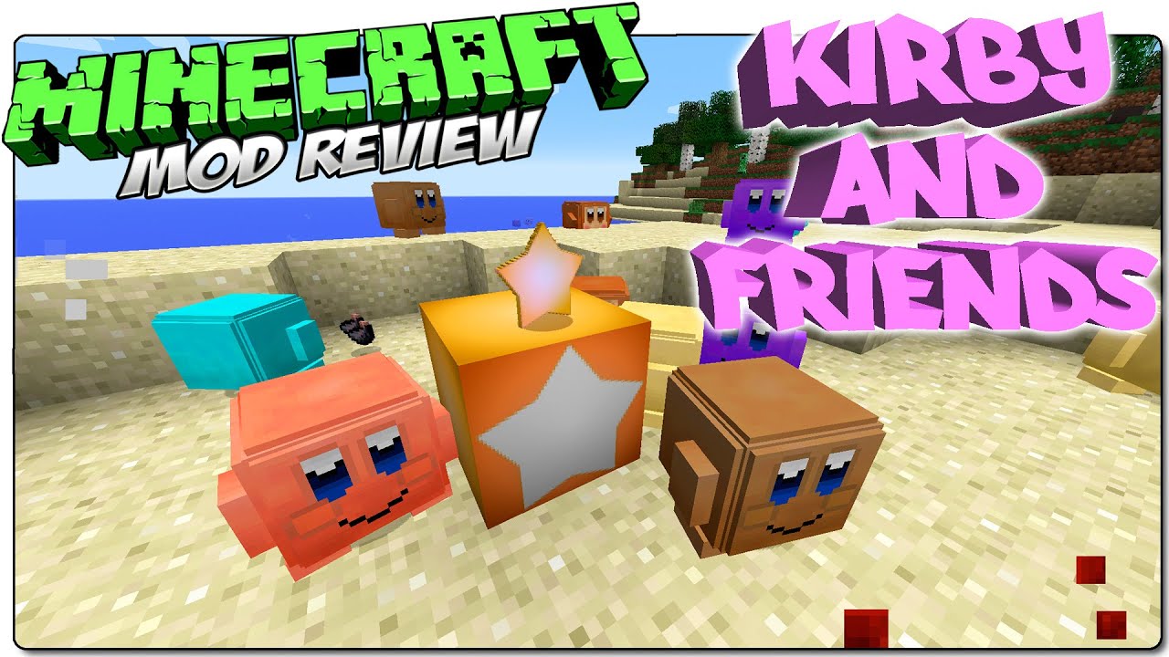 Berbagai Contoh Minecraft Kirby Mod.