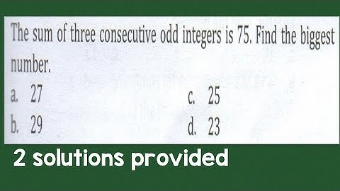 The sum of three consecutive odd integers is 75. Find the biggest number