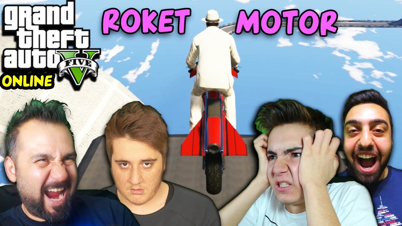 ROKET MOTORLARLA YARIŞ! | EKİPLE GTA 5 ONLINE