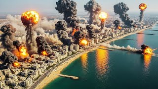 5000 TENTARA ISRAEL TEW4S‼️ 5 POS MILITER DI ASHDOD DI GEMPUR RATUSAN RUDAL BALSITIK QATAR KARENA