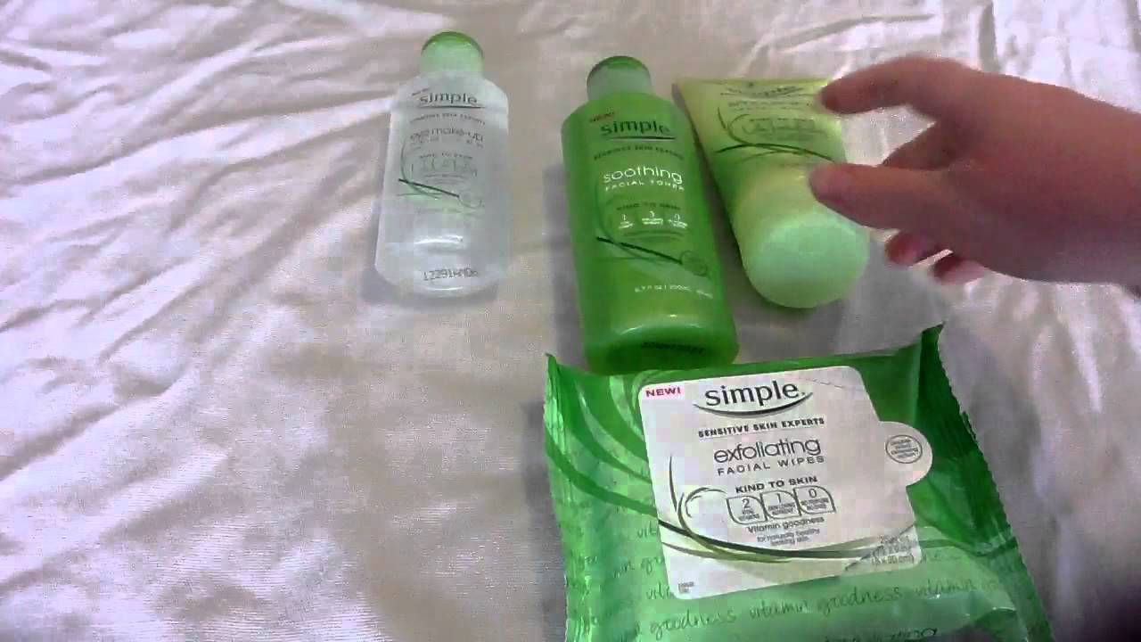 Simple Skin Care Review Youtube