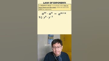 Law of Exponents: Product Rule [Example 5] #mathwithteacherjustin #math7 #algebra