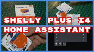 Shelly Plus i4 y pulsadores para caja de mecanismos. Home Assistant (#4K)
