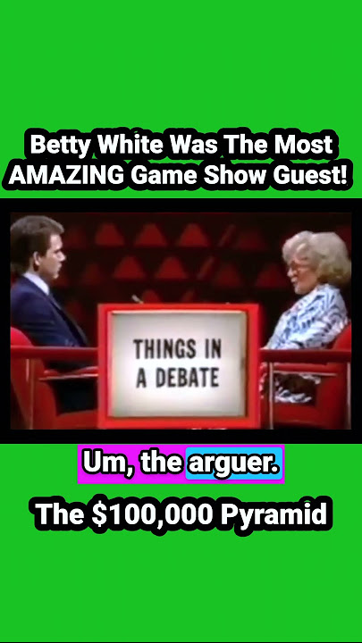 #bettywhite #amazing #gameshow #guest ! #pyramid #legend #icon #smart #iconic #brilliant #talent