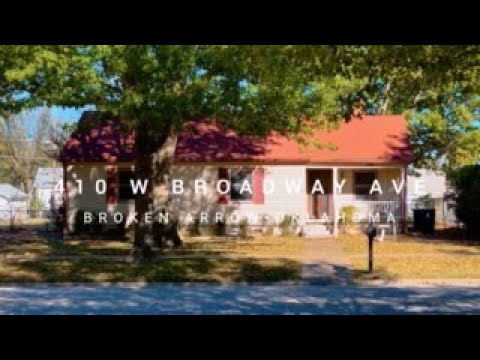 410 W Broadway Ave, Broken Arrow, OK home video tour