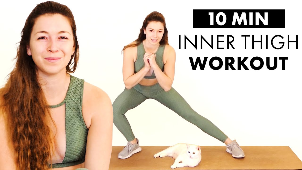 Full Lower Body, Inner Thigh Workout, 10 Minute Beginners Class with Michelle | No Equipment