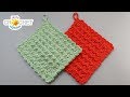 A Pretty Simple Dishcloth - Crochet Quick Fix - Pattern & Tutorial