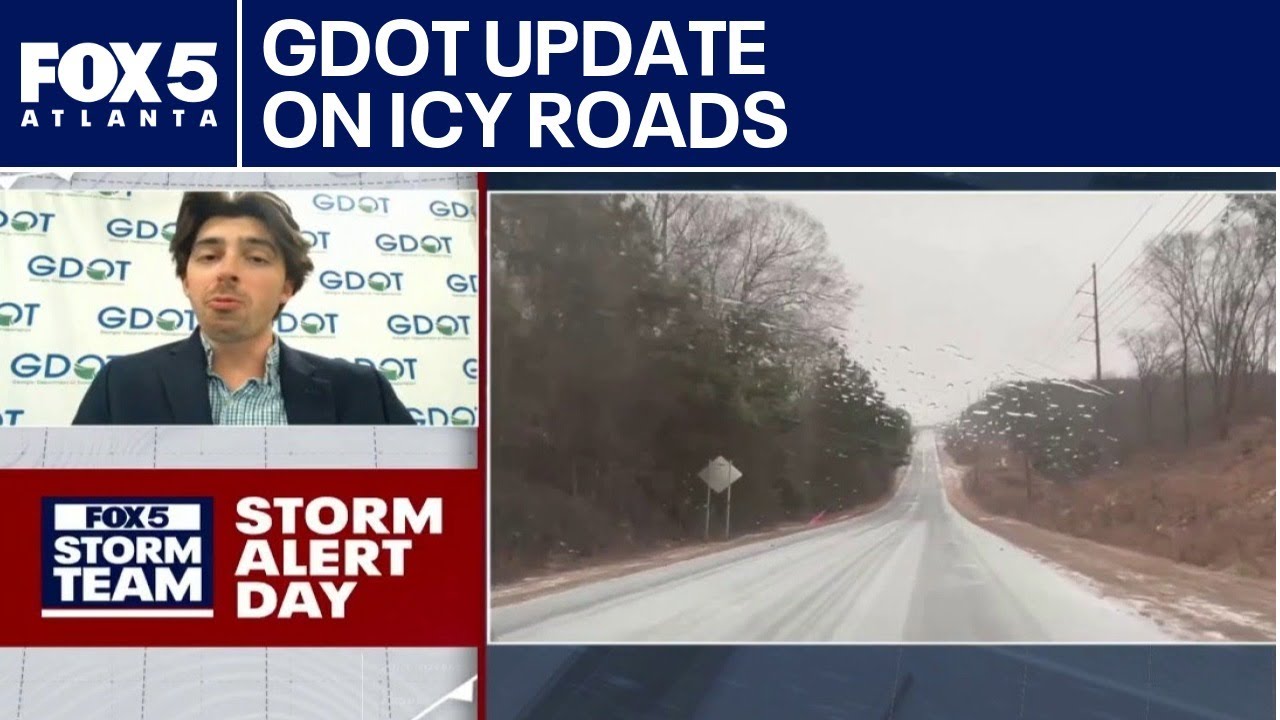 GDOT gives update on icy roads | FOX 5 News