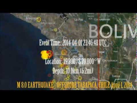 M 8.2 EARTHQUAKE - OFFSHORE TARAPACA, CHILE April 1, 2014