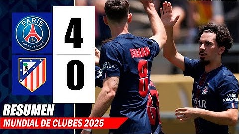 Athletico Madrid Vs Psg  4 : 0🤔🤔🤔  All Goals Highlights Clup world cup 2025
