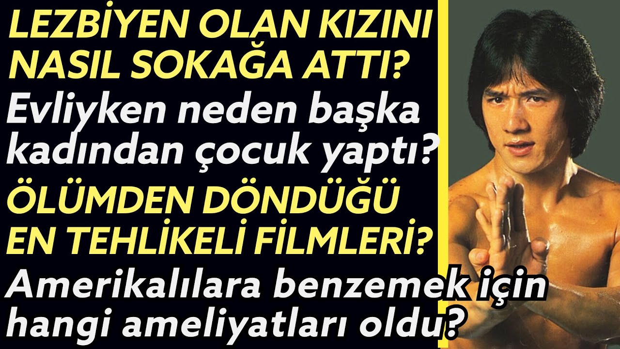 JACKIE CHAN | Babam casus, Annem Mafya | 7 yaşında çok zor eğitimler aldım | Kafama Demir Girdi