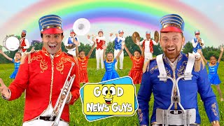 Download Lagu Als de heiligen binnen marcheren 🎺✨ Een feest in de hemel! | Goed nieuws jongens MP3