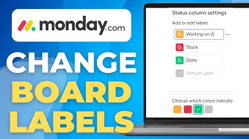 How To Change Default Board Labels In Monday.com