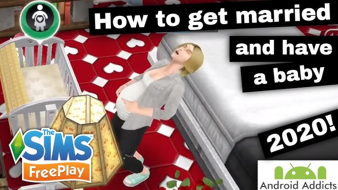 The Sims Mobile How To Have a Baby 👶 (Boy or Girl) and age up 