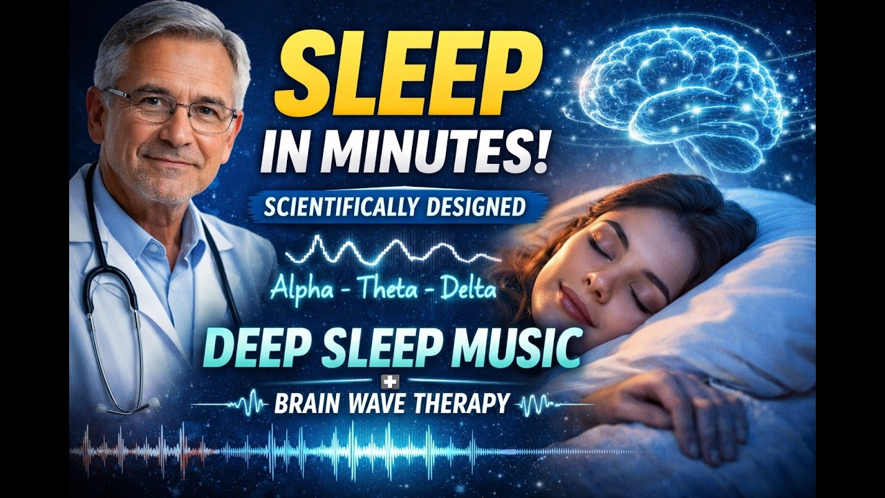 Sleep in Minutes Scientifically Designed Deep Sleep Music Brain Wave Therapy for Insomnia & Anxiety