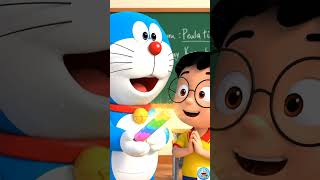 The Chalk That Makes Things REAL! 🖍️😲 Doraemon Gadgets#LearnFruits#KidsLearning#Drawing#MagicChalk