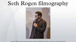 Seth Rogen filmography