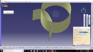 20. Wireframe and Surface Tutorial Catia V5: Creating Intersections