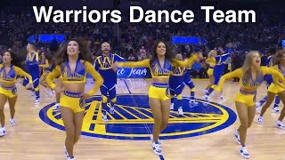 Warriors Dance Team (Golden State Warriors Dancers) - NBA Dancers - 1/18/2020 dance performance