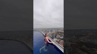 Бассейн на крыше небоскрёба в Екатеринбурге😱🏙️ #skyinfinitypool #екатеринбург #небоскрёб#Высоцкий