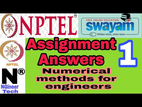 Nptel Assignment 1 Answers of Numerical methods for engineers ||NPTEL 2021 ( July - October)