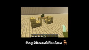 Minecraft Chair & Table 🪑🍽️ | Best Home Decoration Idea 🏡✨ #minecraft #trending #gaming #shorts #top