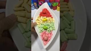 Color cute gummy 🌈🍎🍋🍑 #gummy