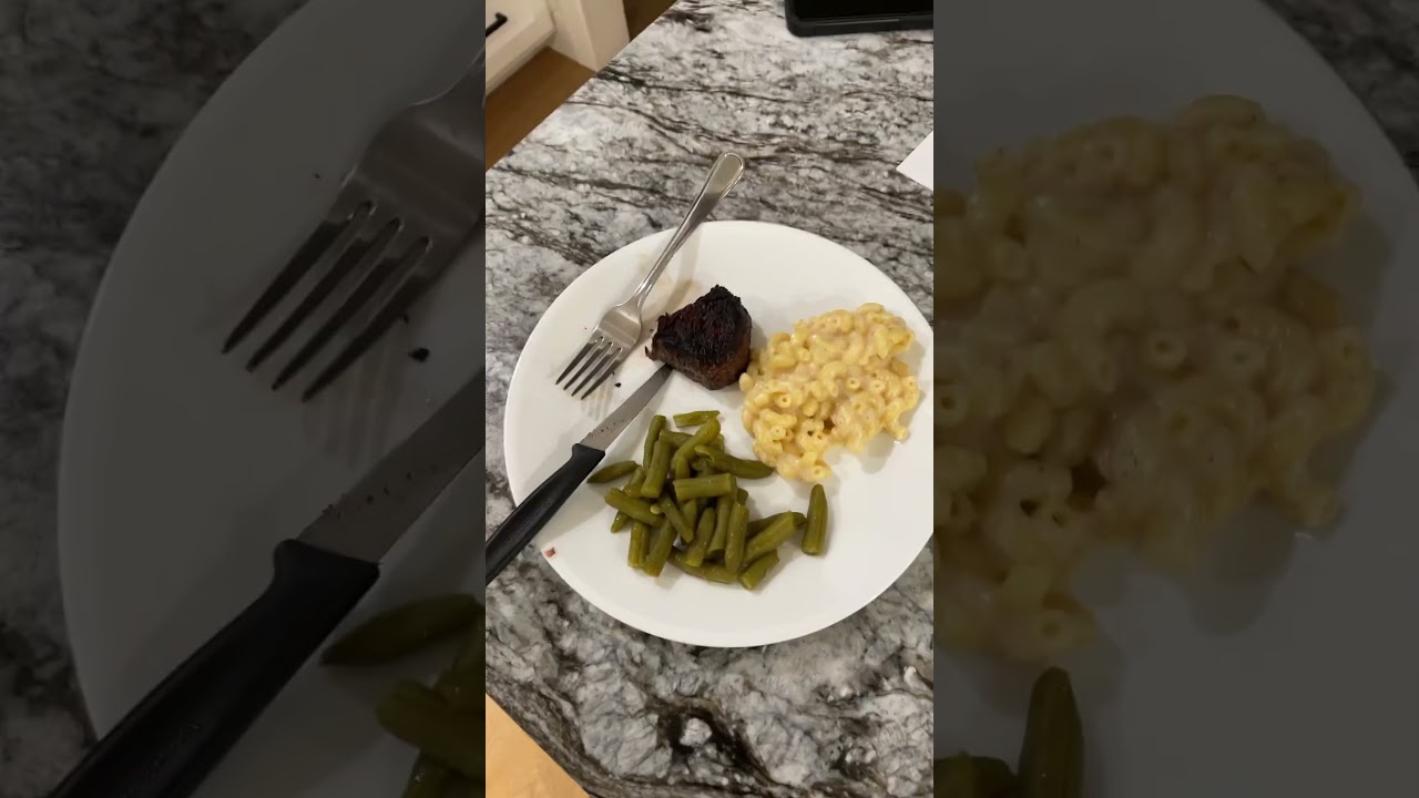 Cast iron steak dinner 