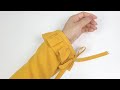Very beautiful ruffle sleeve sewing techniques | Sewing Tips and Tricks