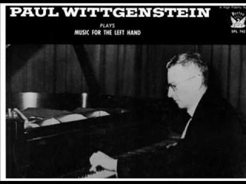 Paul Wittgenstein performs Ravel's Piano Concerto for the