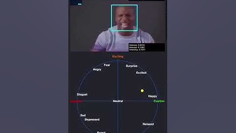 Realtime emotion detection with #AI