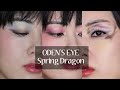 🌸 Oden&#39;s Eye x JUDY: Spring Dragon Eyeshadow Palette (3 looks) || monolid makeup tutorial