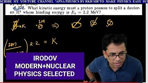 IRODOV MODERN PHYSICS SELECTED PROBEMS FOR JEE 2022 BY RKH SIR